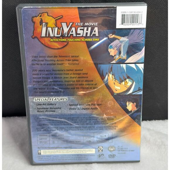 Inuyasha The Movie: Affections Touching Across Time (2001) Anime DVD Viz Media - Picture 2 of 8